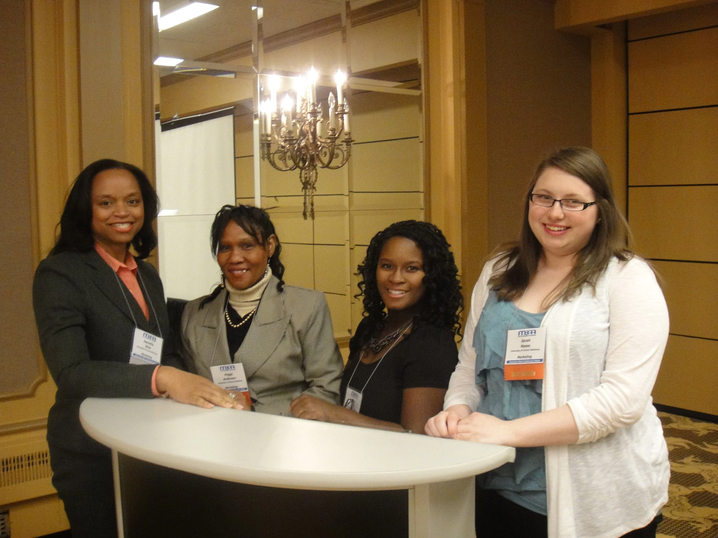 [2013] MMA Spring Conference - Dr. Jeanetta Sims, Peggy Anderson, Jalea Shuff, Sarah Neese
