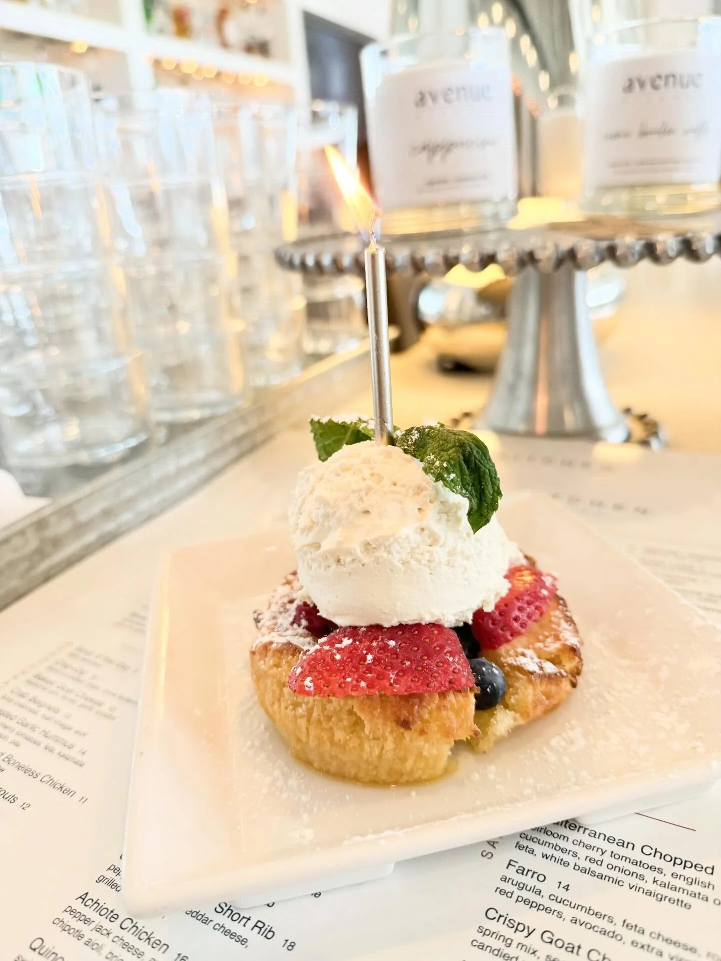We think dessert should always feel like a celebration ✨ 
{buttercake, berries, house made whipped cream}