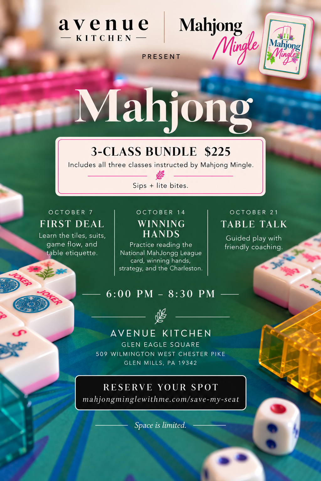 Mahjong - Lesson 3 of 3 Lesson Bundle with Mahjong Mingle