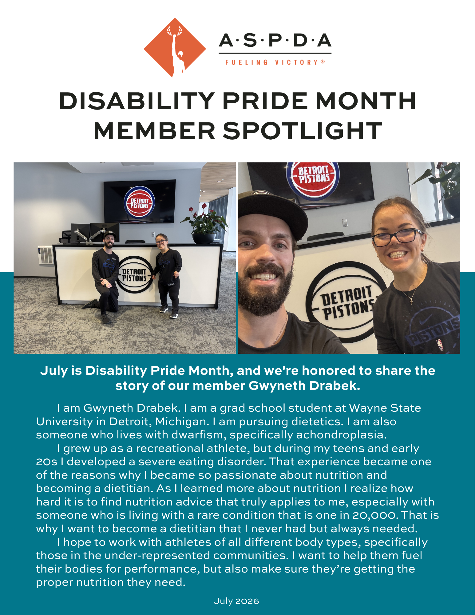 Disability Pride Month Member Spotlight