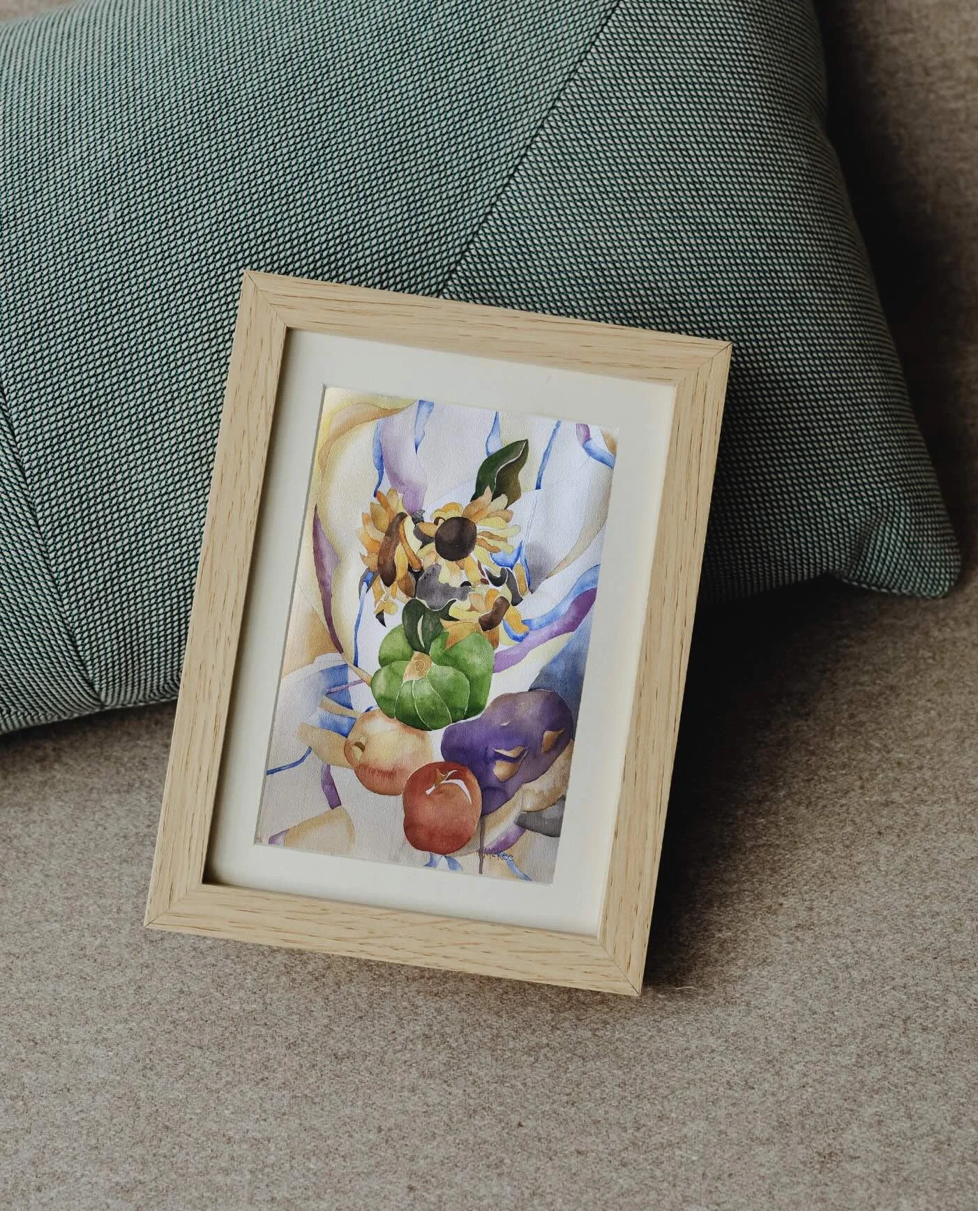 Sunflower, eggplant and pepper