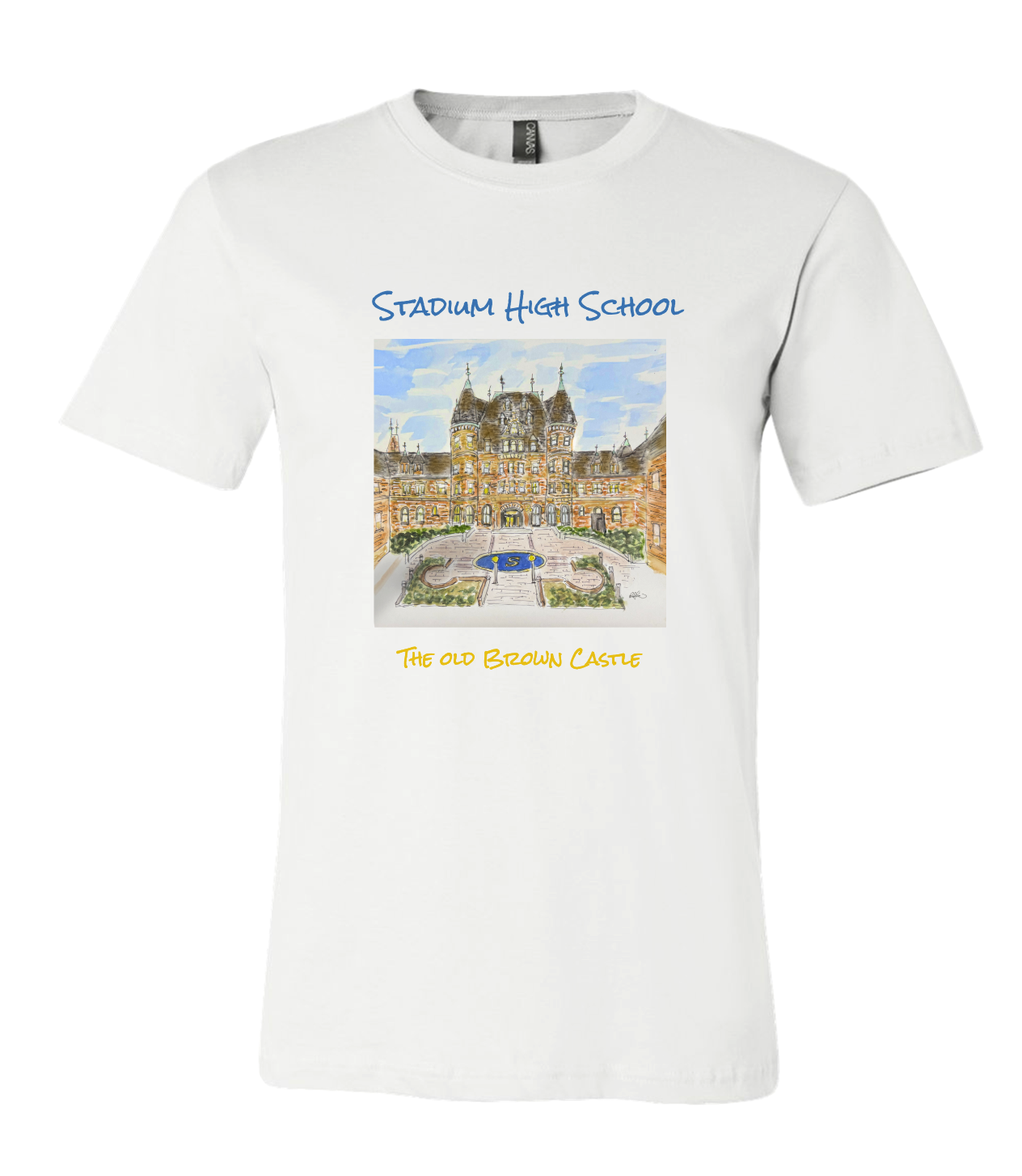 Stadium High School Old Brown Castle  T-shirt