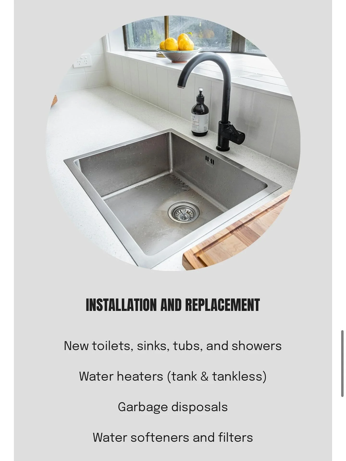 ✅ Professional &amp; Trustworthy:
Whether it&rsquo;s a new fixture, water heater, or full system upgrade, Steadfast Plumbing handles every installation with precision and care. We make sure your new setup runs efficiently, safely, and up to code &mda