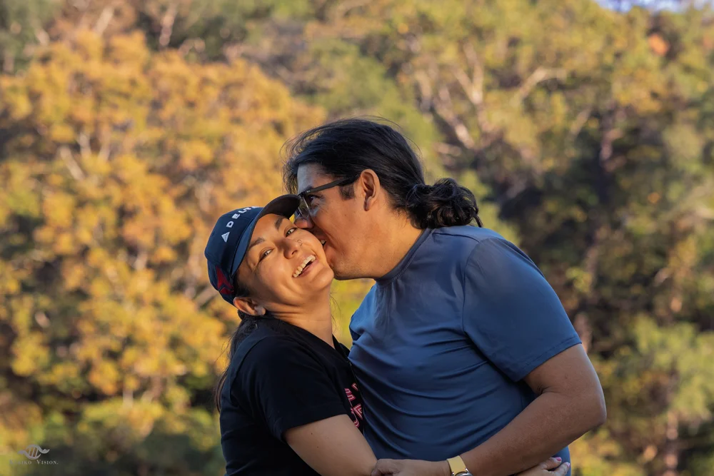 Couple at golden hour