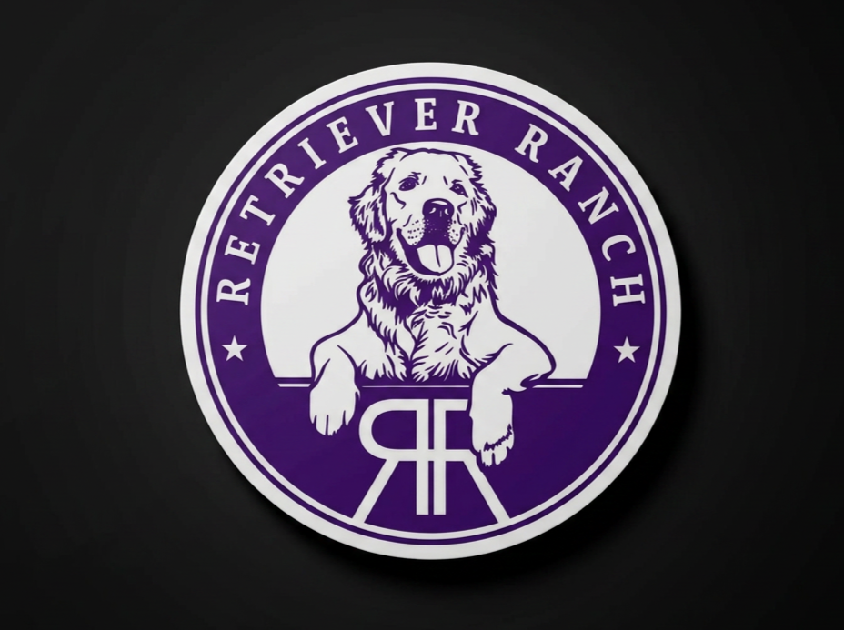 Dog Logo Sticker