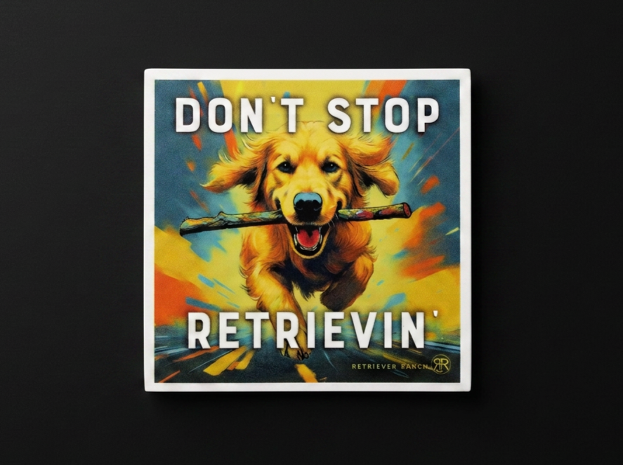 Don't Stop Retrievin' Sticker
