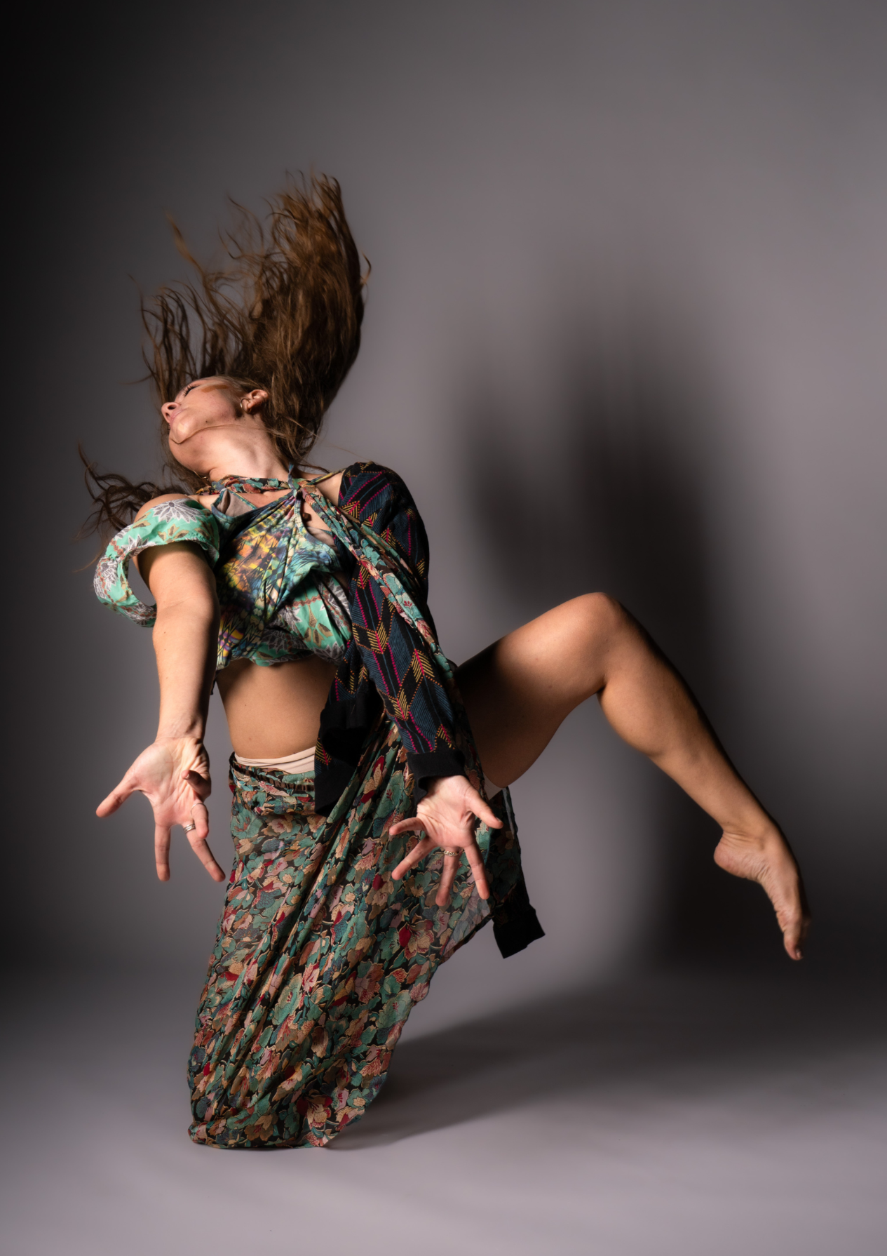 Contemporary dance performer in Angel Monster by Phluxus2 Dance Collective and Nerida Matthaei