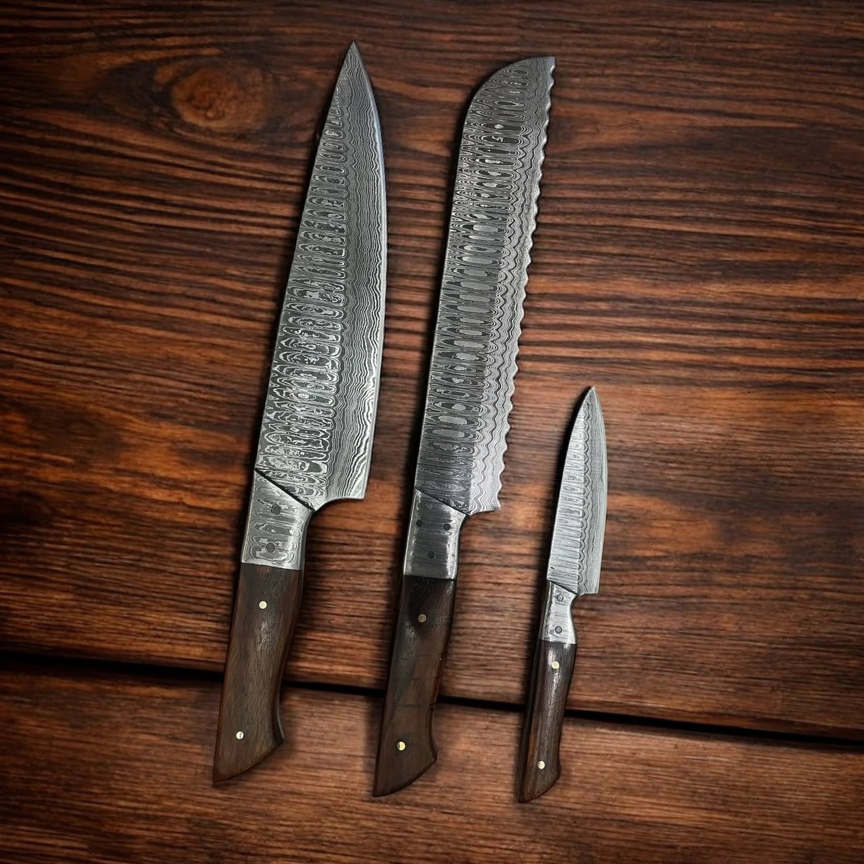 Rosewood 3-Piece Chef Set