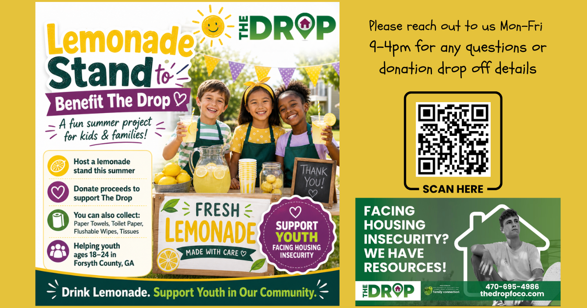 Lemonade Stand to Benefit The Drop