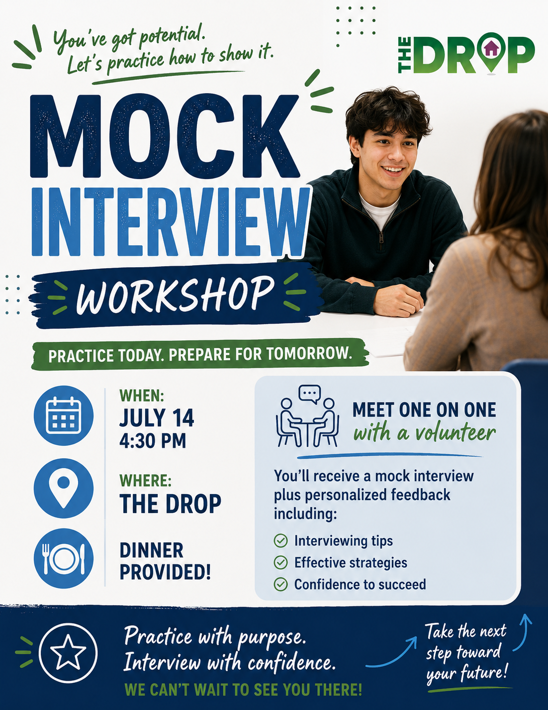 Mock Interview Workshop Flyer