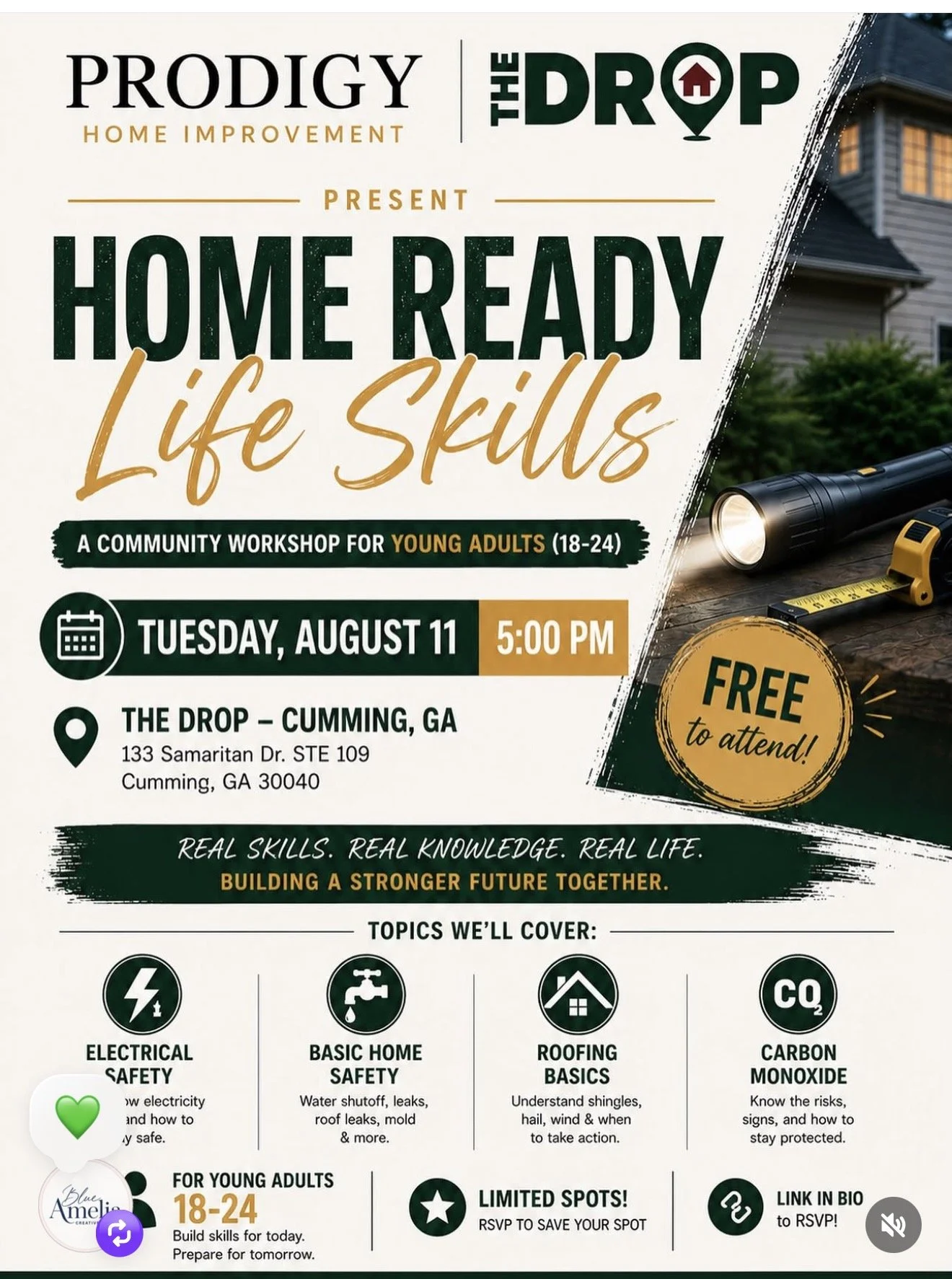 Prodigy Home Workshop Flyer