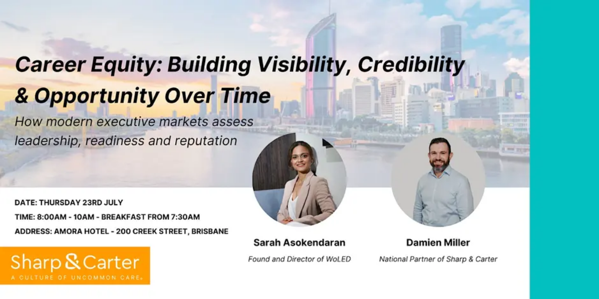 Career Equity: Building Visibility, Credibility & Opportunity Over Time