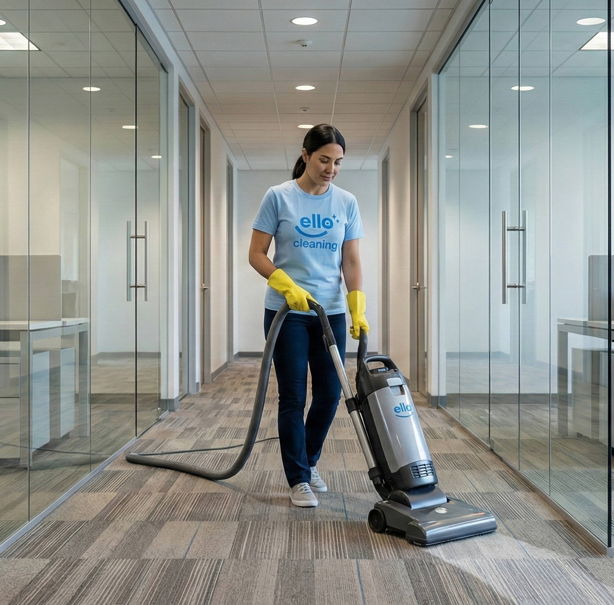 Professional office and commercial cleaning service in Richmond, BC, delivered by Ello Cleaning to maintain a clean, organized, and inviting workspace.