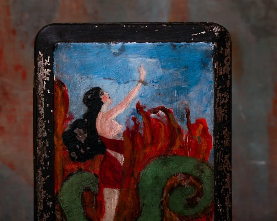 Mermaid naive folk art painting on a tin can-5.jpg