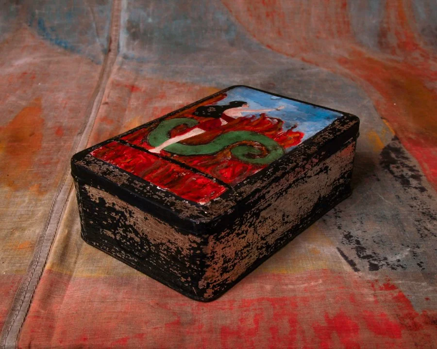 Mermaid naive folk art painting on a tin can-9.jpg