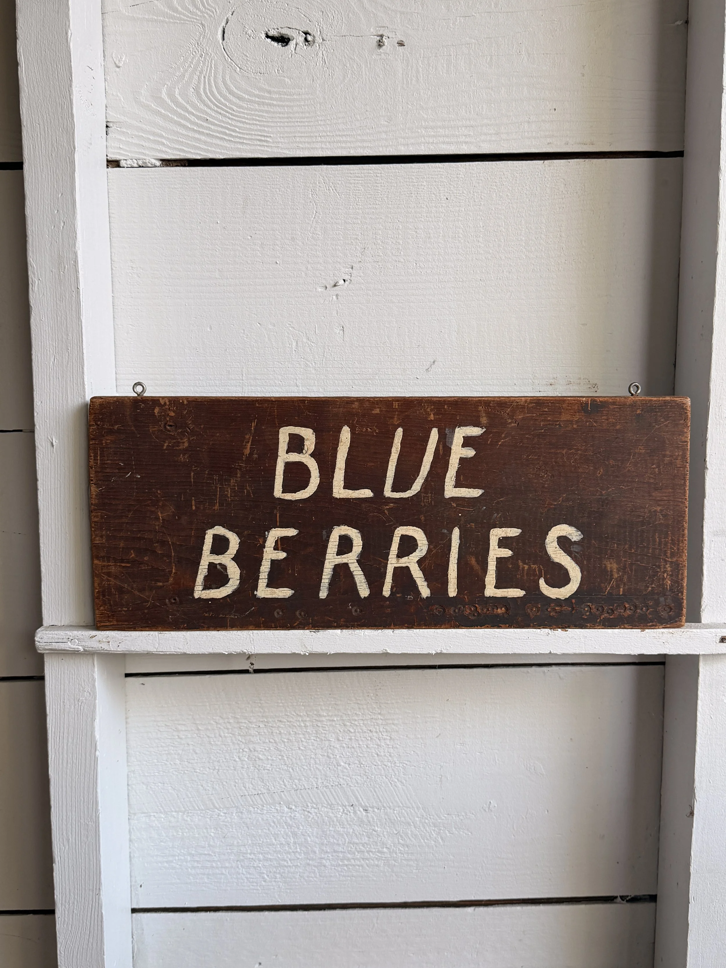 Blue Berries Sign