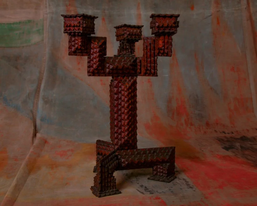 Tramp art candlelabra candle sticks-10.jpg