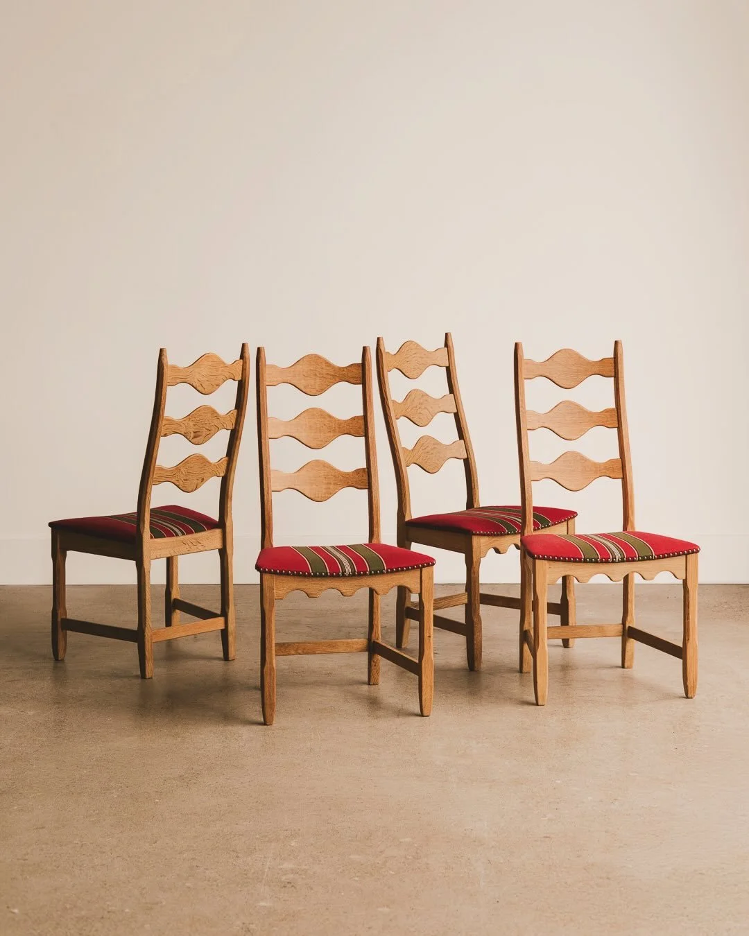 some pieces are so good, they live at home with me too.

danish oak chairs attributed to henning kjaernulf