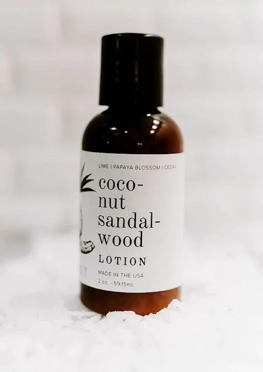 Coconut Sandalwood Travel Size Lotion