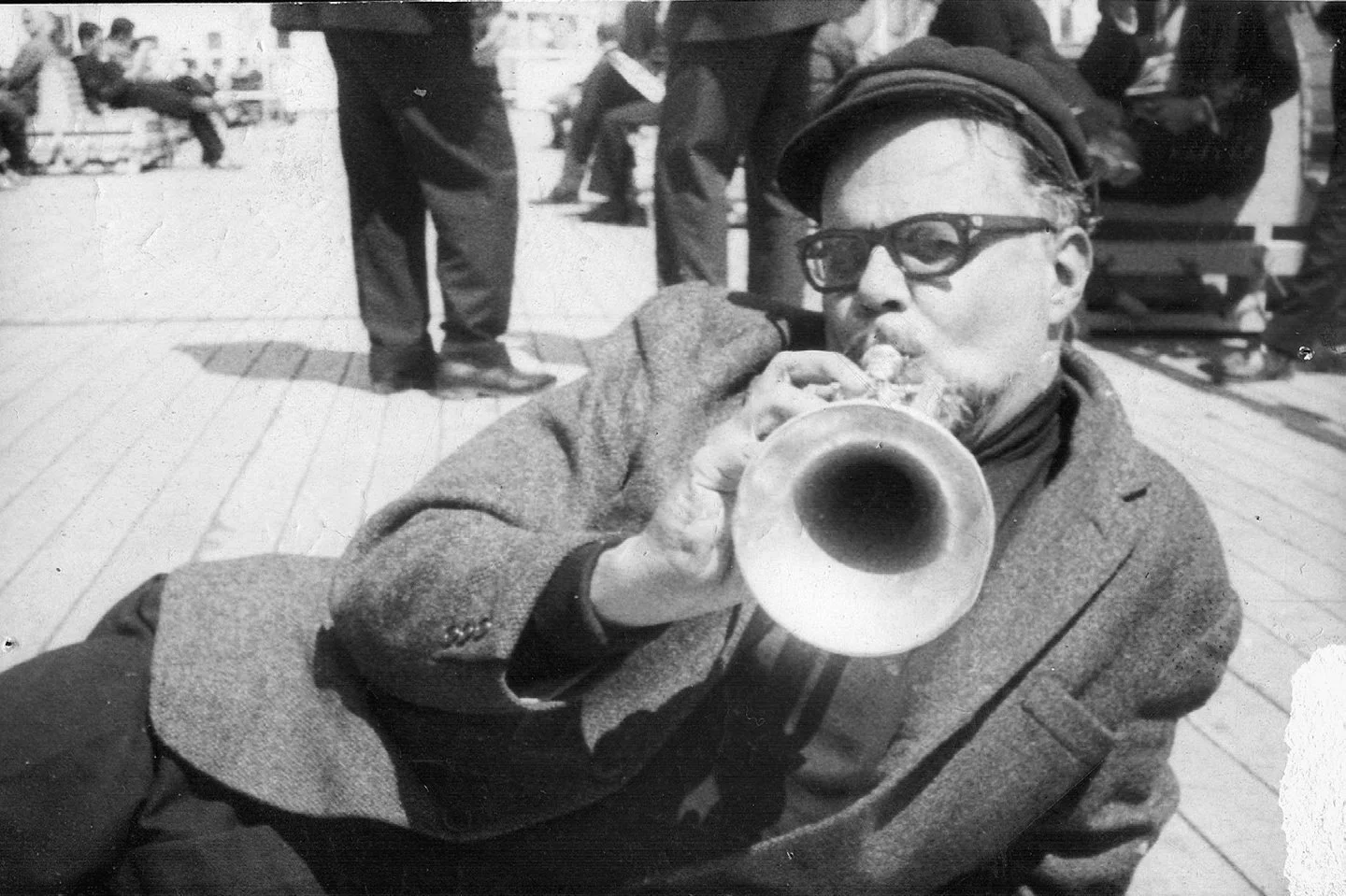 Giorgos Makris with trumpet