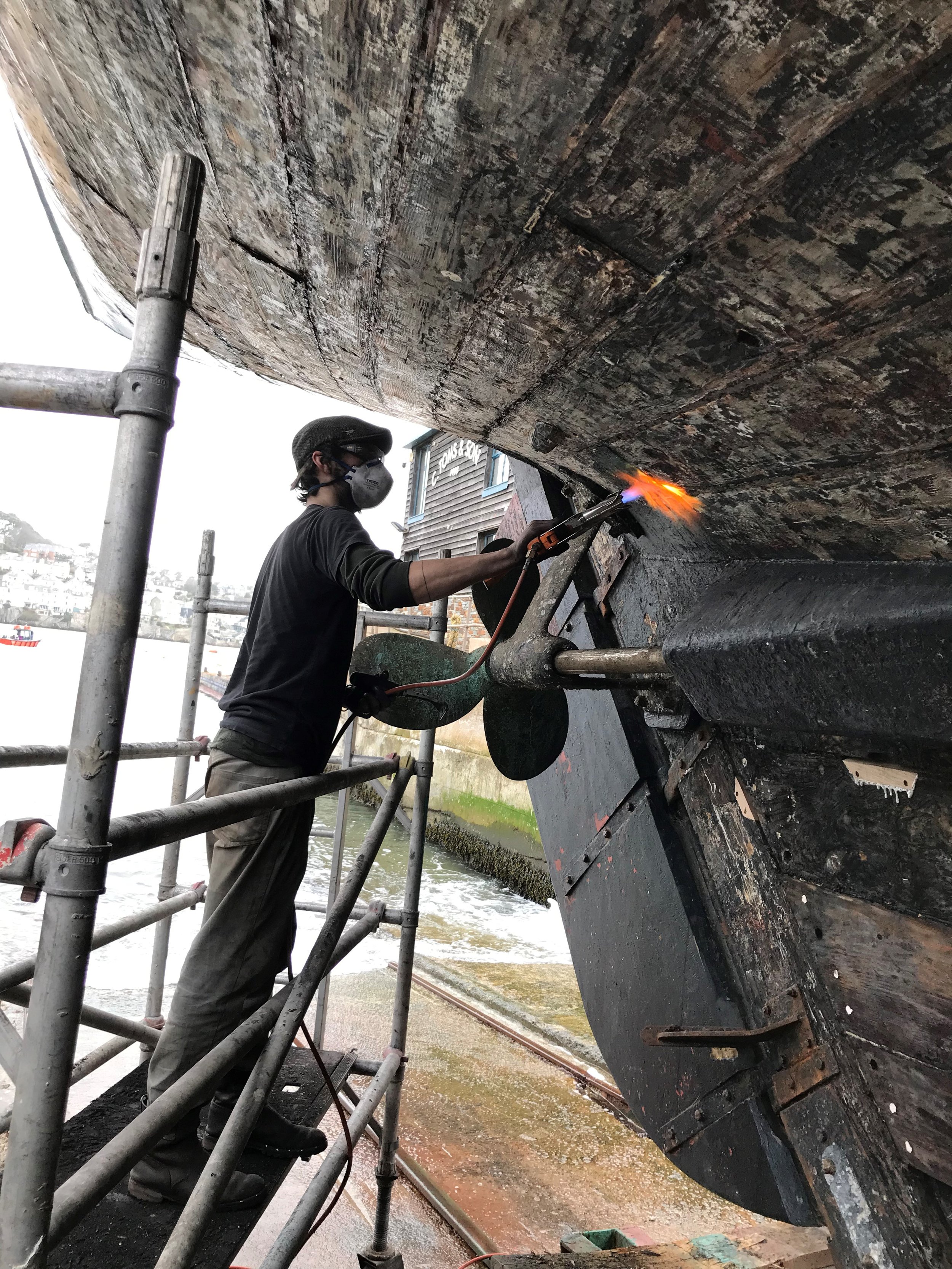 work gets underway…