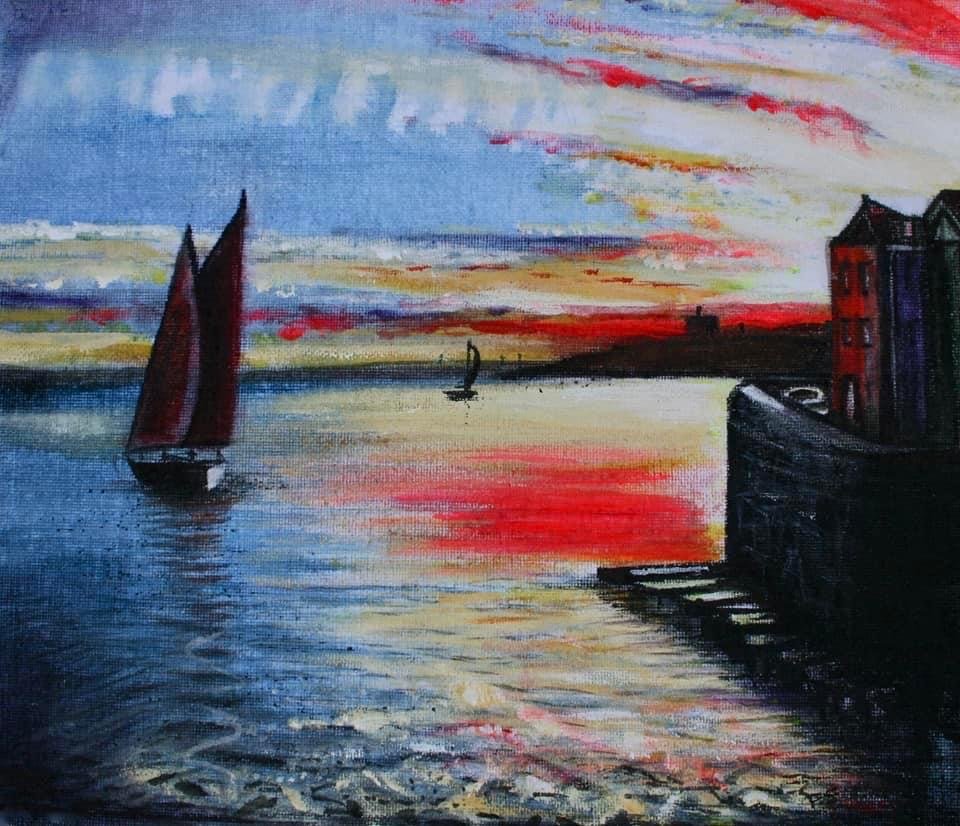 Painting by Pauline Skipsey