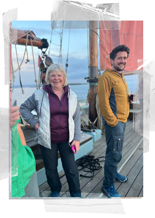Provident Sailing relaxing on deck