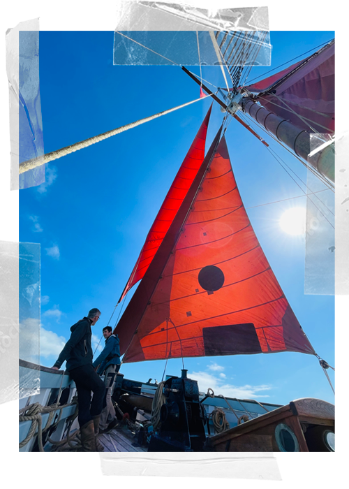Provident under sail