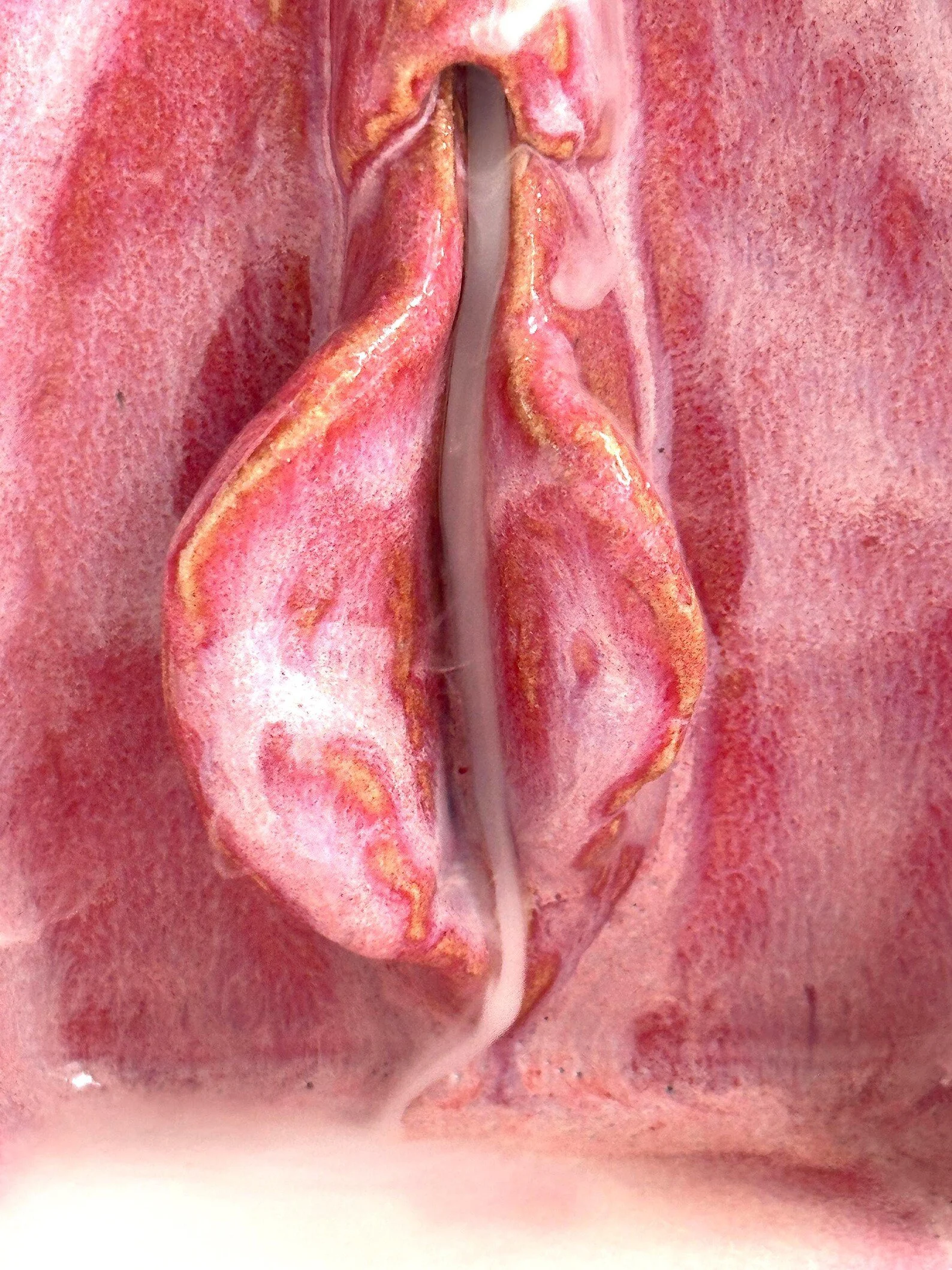 Vulva Yoni Incense Burner, Feministisches Geburtstagsgeschenk - Handgemachtes Vagina Unikat aus Keramik - kinky Weihnachtsgeschenk in Pink