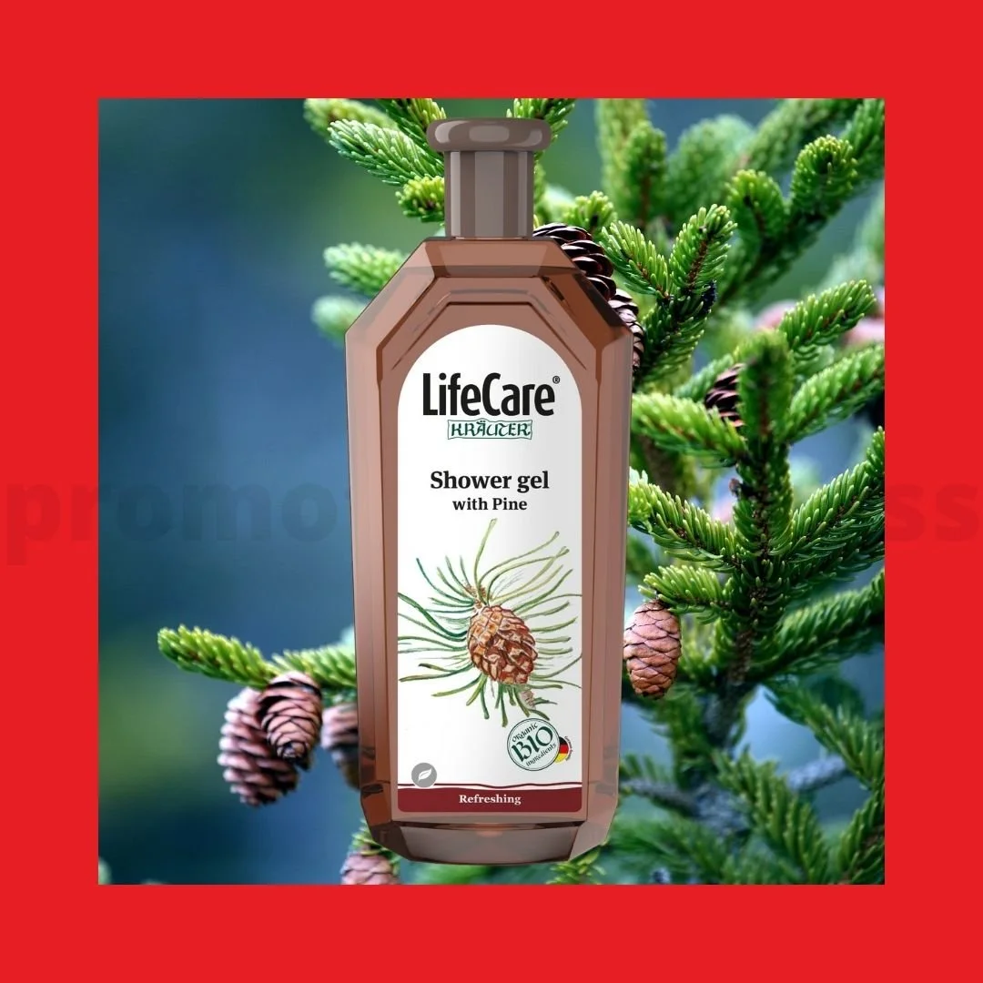 Gel doccia, con pino e piante bio