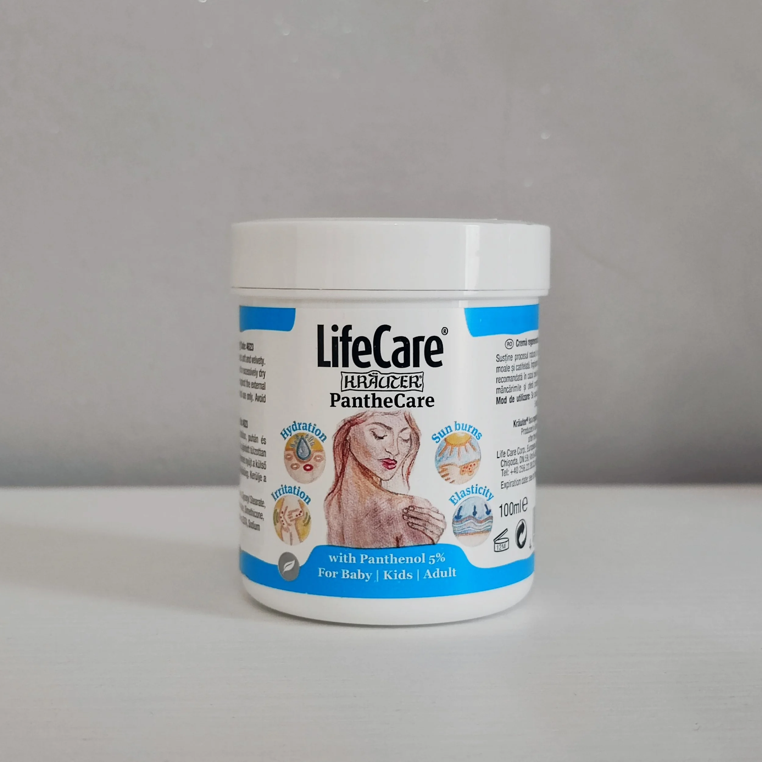 Crema rigenerante con pantenolo 5%