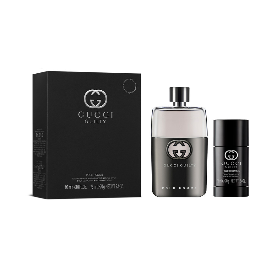 GUCCI Guilty Pour Homme Eau de Toilette Duo Gift Set (EDT 90ml + Deodorant 75ml) 最新限量2件禮盒套裝【預訂 Pre-order】