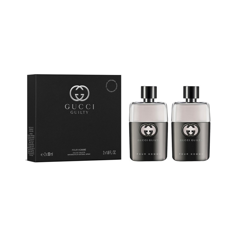 GUCCI Guilty Pour Homme Eau de Toilette Duo Gift Set (EDT 50ml x 2) 最新限量2件禮盒套裝【預訂 Pre-order】