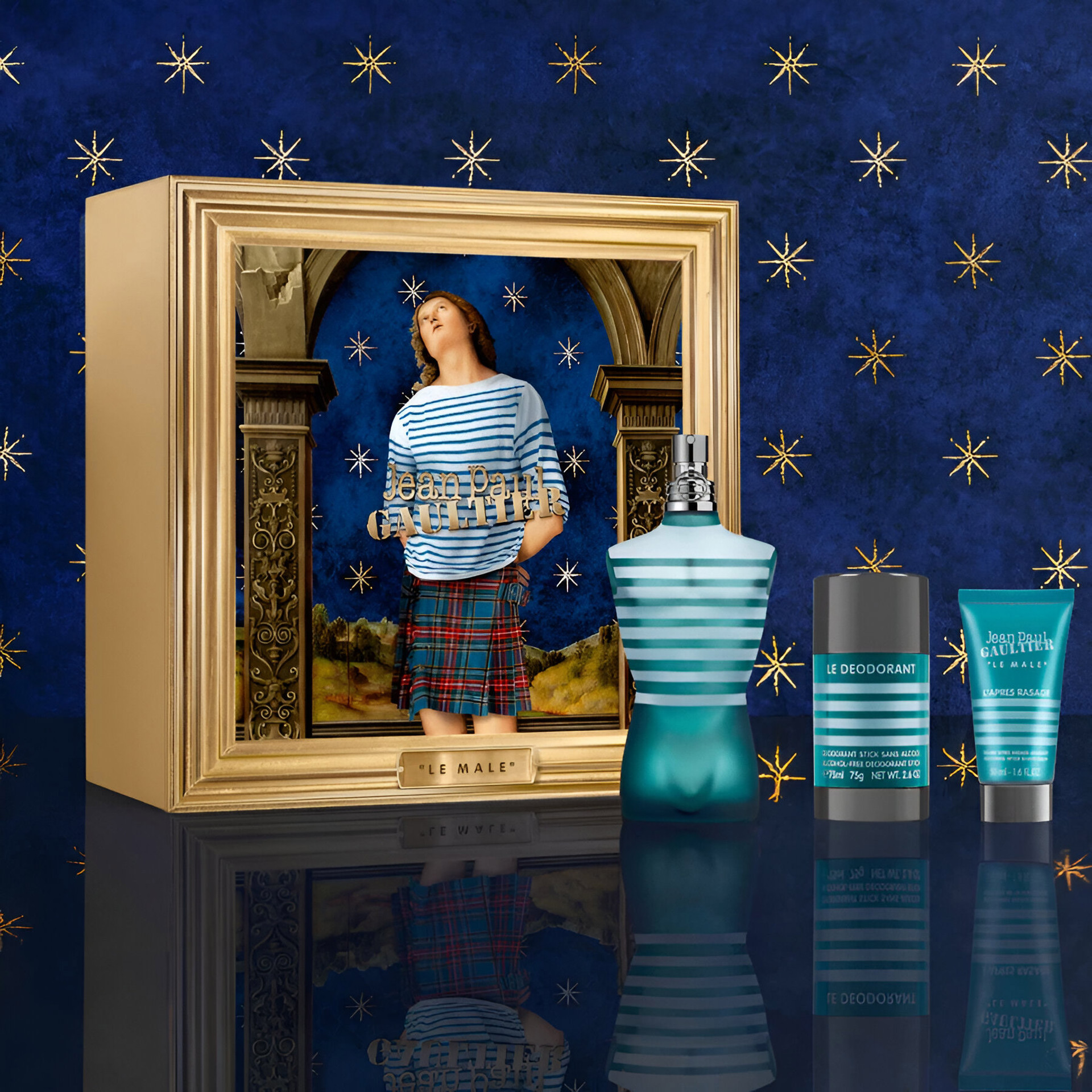 JEAN PAUL GAULTIER Le Male EDT Gift Set (125ml + 75g + 50ml) 限量套裝 Limited Set