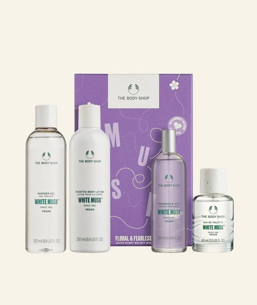 THE BODY SHOP White Musk® EDT 4PCS Gift Set 白麝香水禮盒 (250ml + 250ml + 100ml + 60ml)
