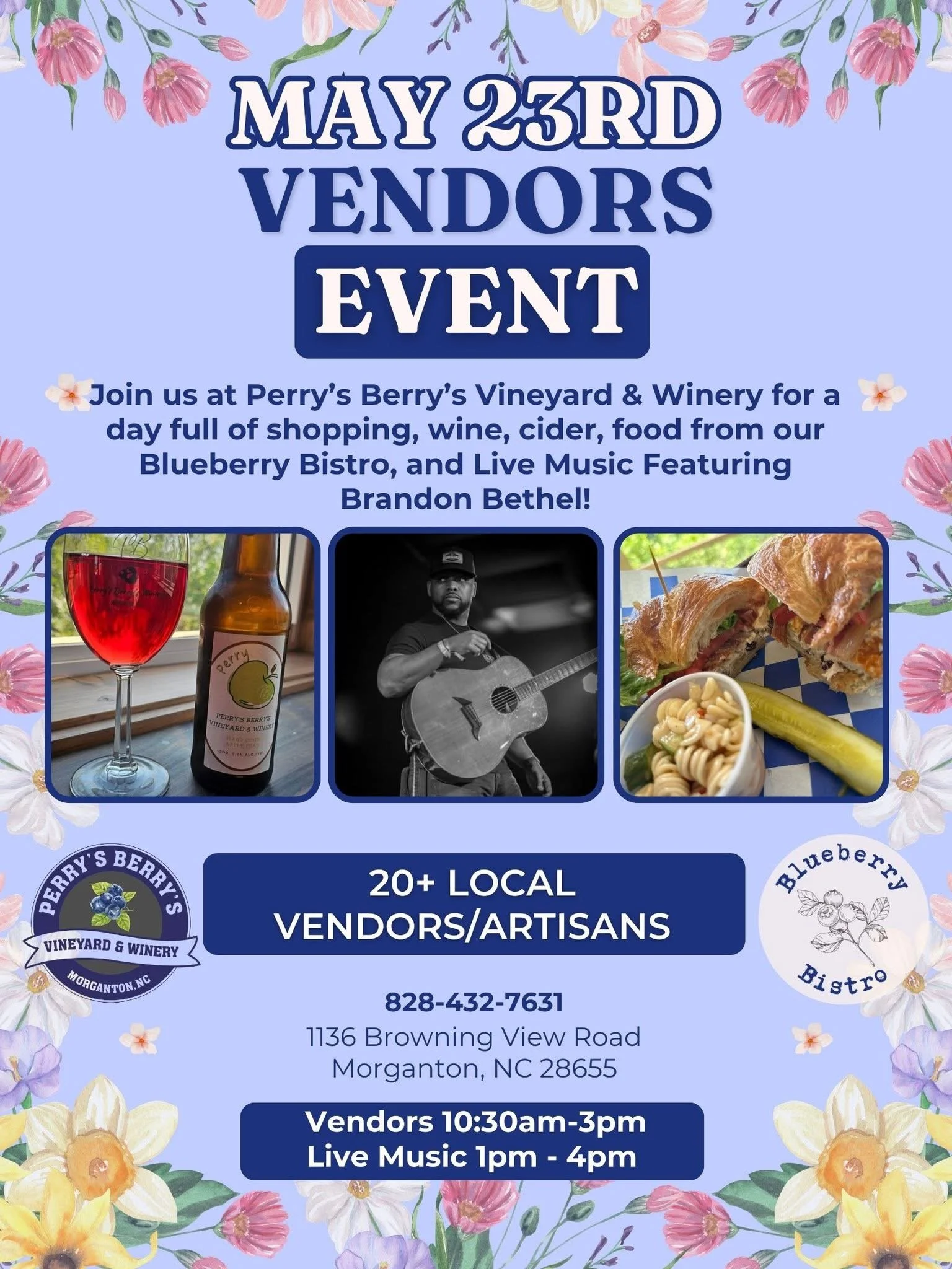 Perry’s Berry’s Vendors Event