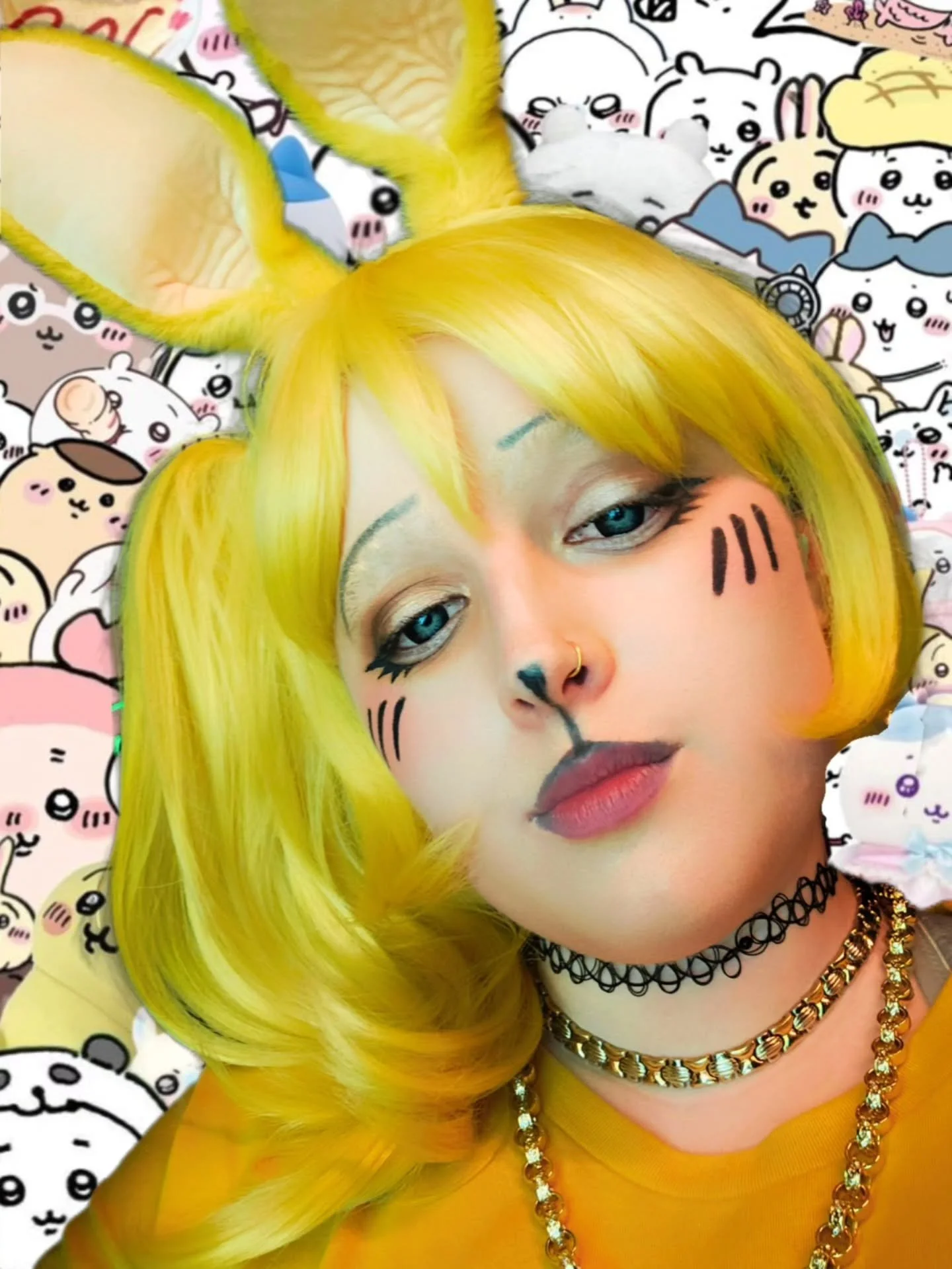 Uswaggi 🐇🤑💸
Thanks so much Danny for inviting me, I had a wonderful time (despite the mishaps) at @touchgrassent with my friends @acidikid , @missy_cosplays_
, @scatteredlies.cos &amp; @__josh_baker__ !!! ☺️🫶
~
~
~
~
#usagi #chiikawa
#usagichiika