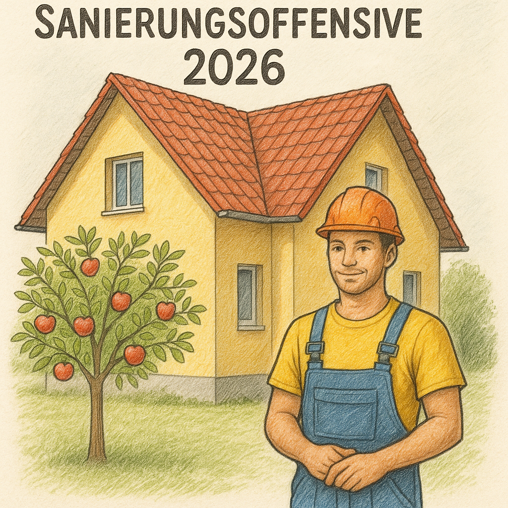 Sanierungsoffensive 2026 - Förderungen