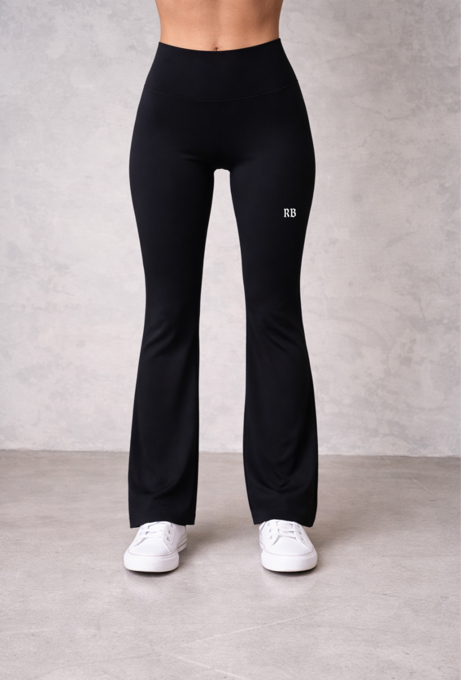 SCULPT FLARE LEGGINGS IN BLACK