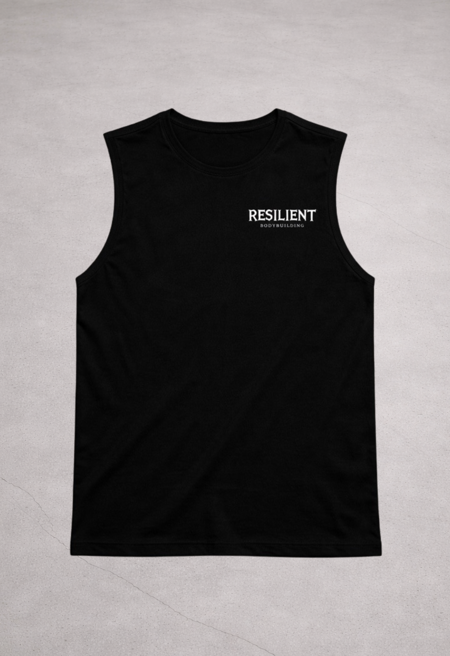 SIGNATURE CUT OFF TANK IN BLACK