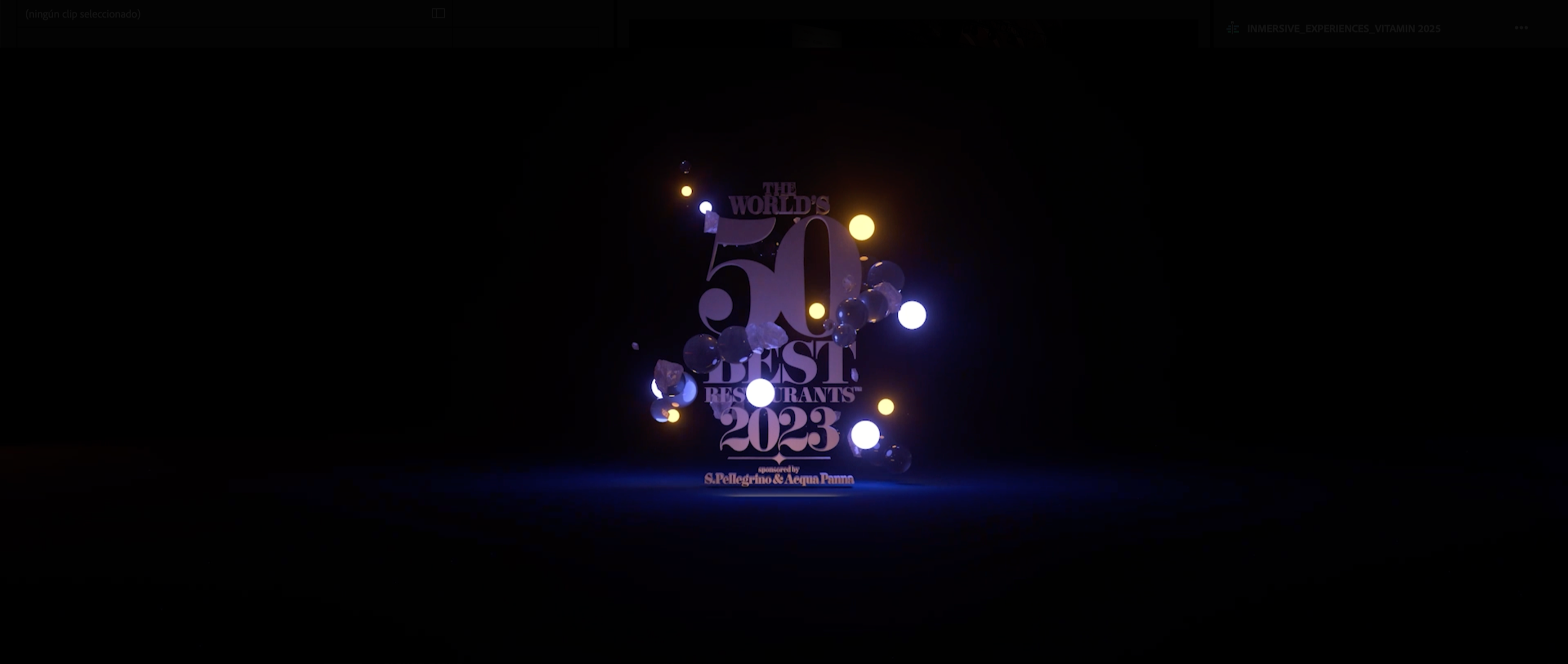 The World’s 50 Best Restaurants Awards// live AV Performance