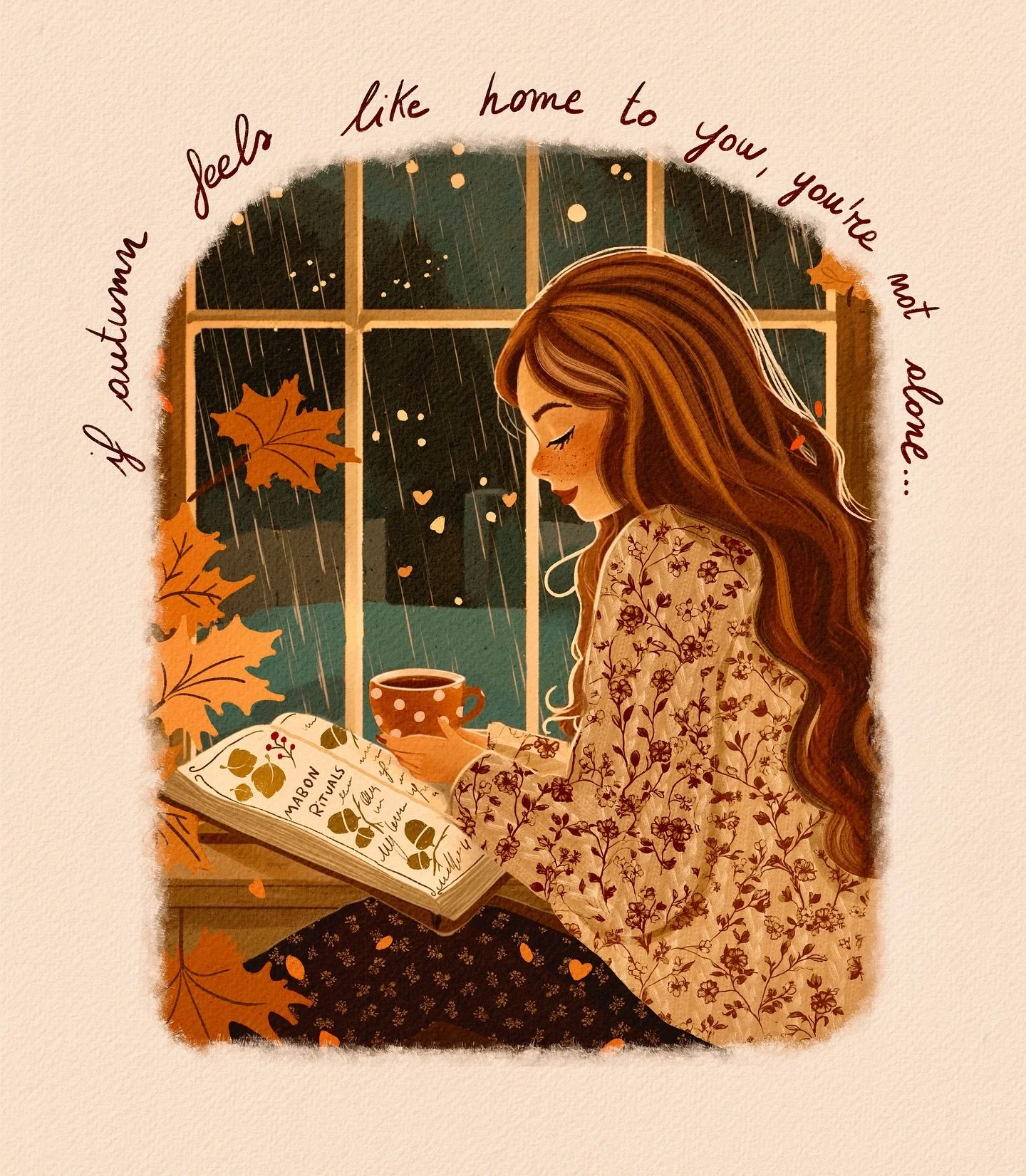 If autumn feels like home to you &mdash; you&rsquo;re part of my cozy little world 🍂
There&rsquo;s something magical about quiet evenings, the sound of rain, and the comfort of a warm cup of tea while reading by the window. ✨

Brushsets used:
&bull;