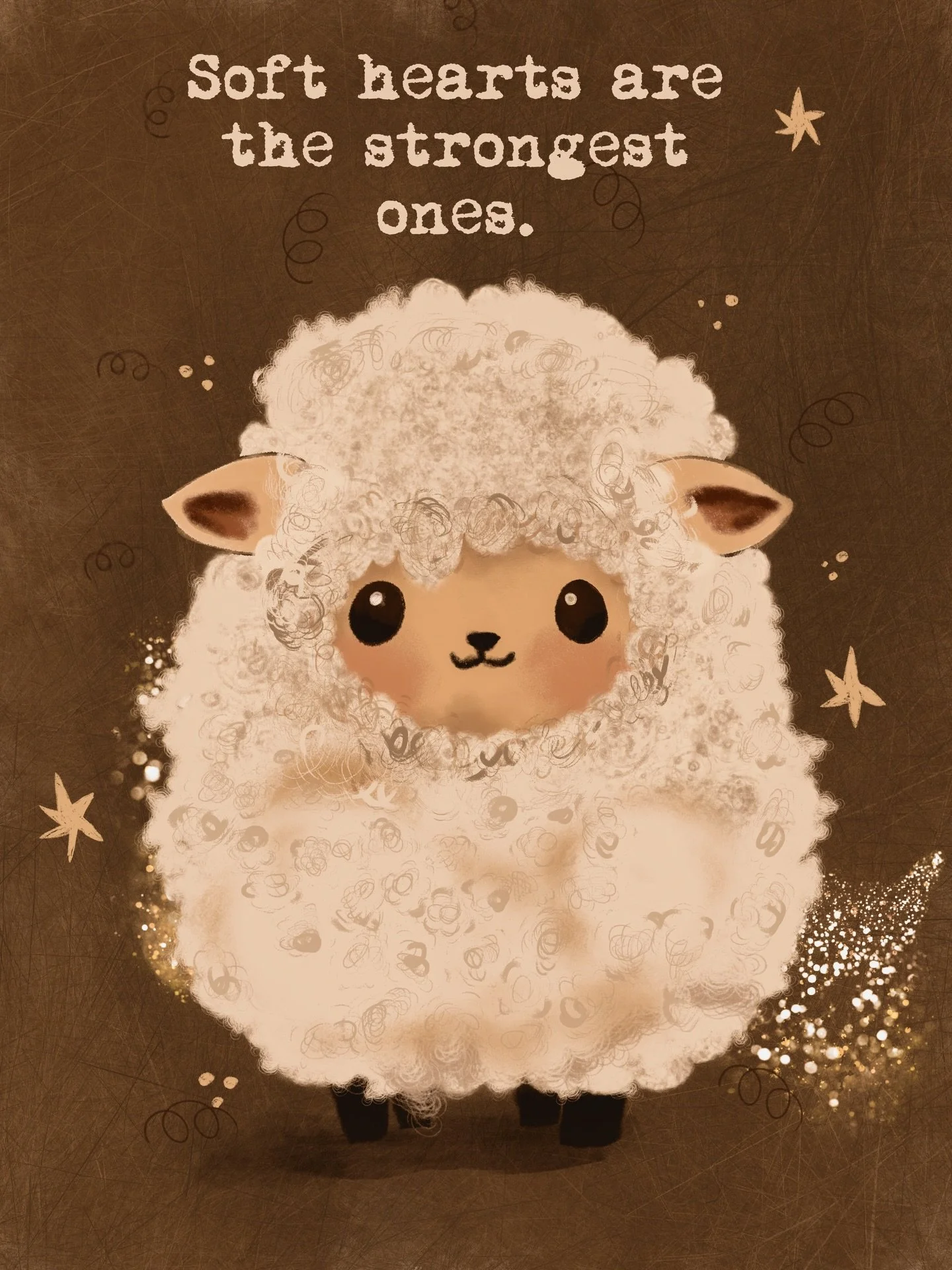 There is a quiet kind of strength that the world often forgets 🤍

The strength of staying kind.
The strength of staying gentle.
The strength of not letting the world harden your heart.

While drawing this tiny fluffy soul, I kept thinking about how 