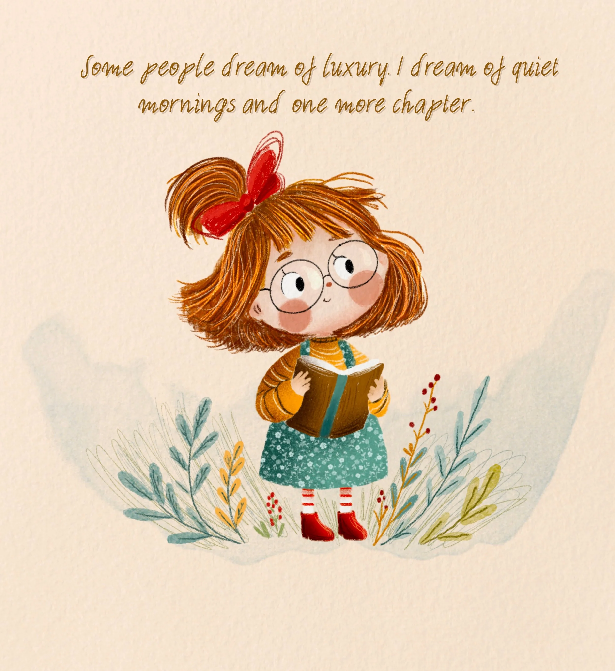 I used to think happiness had to look big and impressive.
Now I think it looks like slow mornings, cozy corners, favorite books, and having enough peace to enjoy them 📚✨

Maybe growing up is realizing that a gentle life is a beautiful one after all 