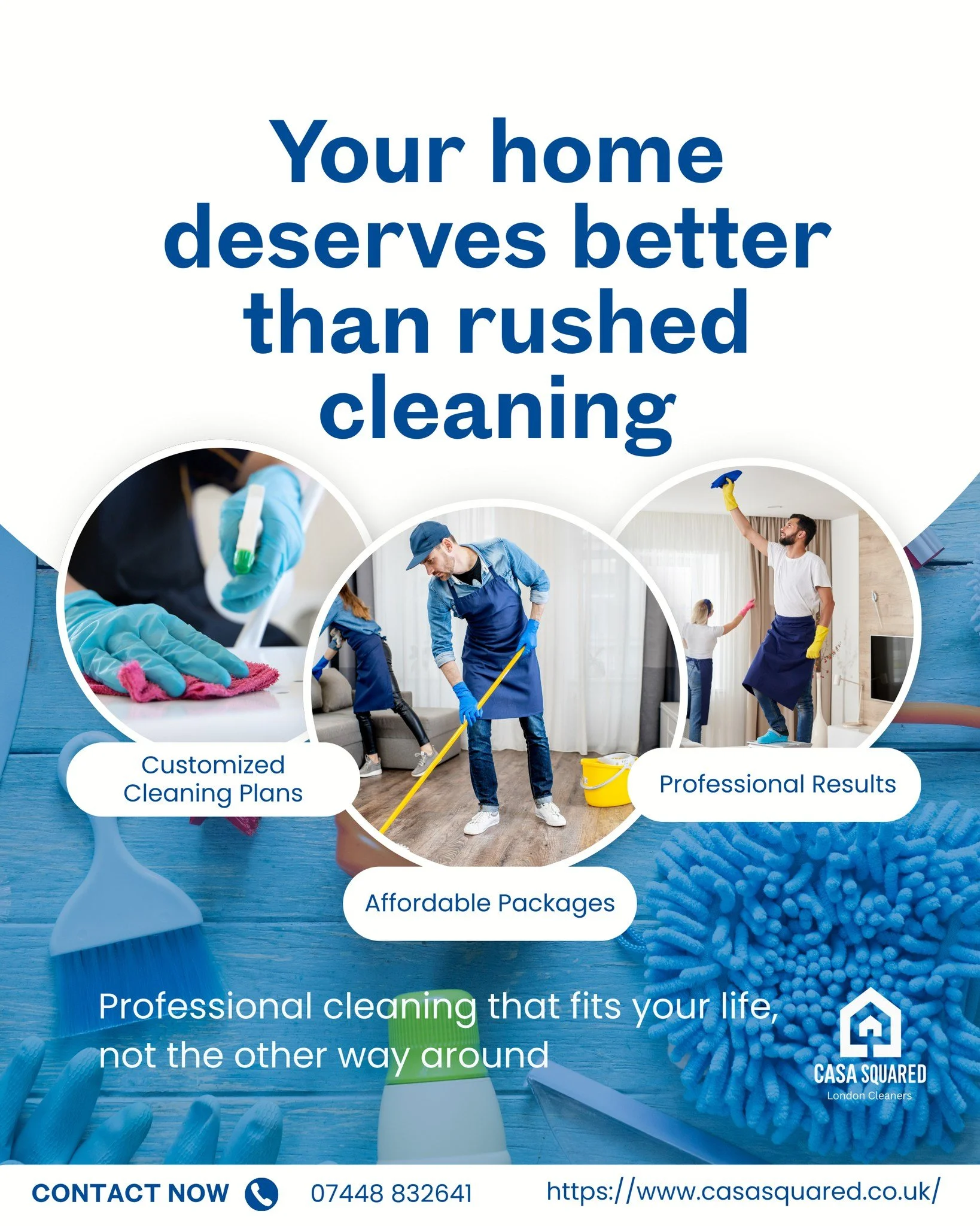 Your home should feel calm, fresh, and cared for 🧼✨. 

Casa Squared makes cleaning simple, reliable, and stress-free 🏡. 

From regular home cleans to deep and Airbnb turnovers, our trusted team delivers spotless results every time ✔️.

Stop jugglin