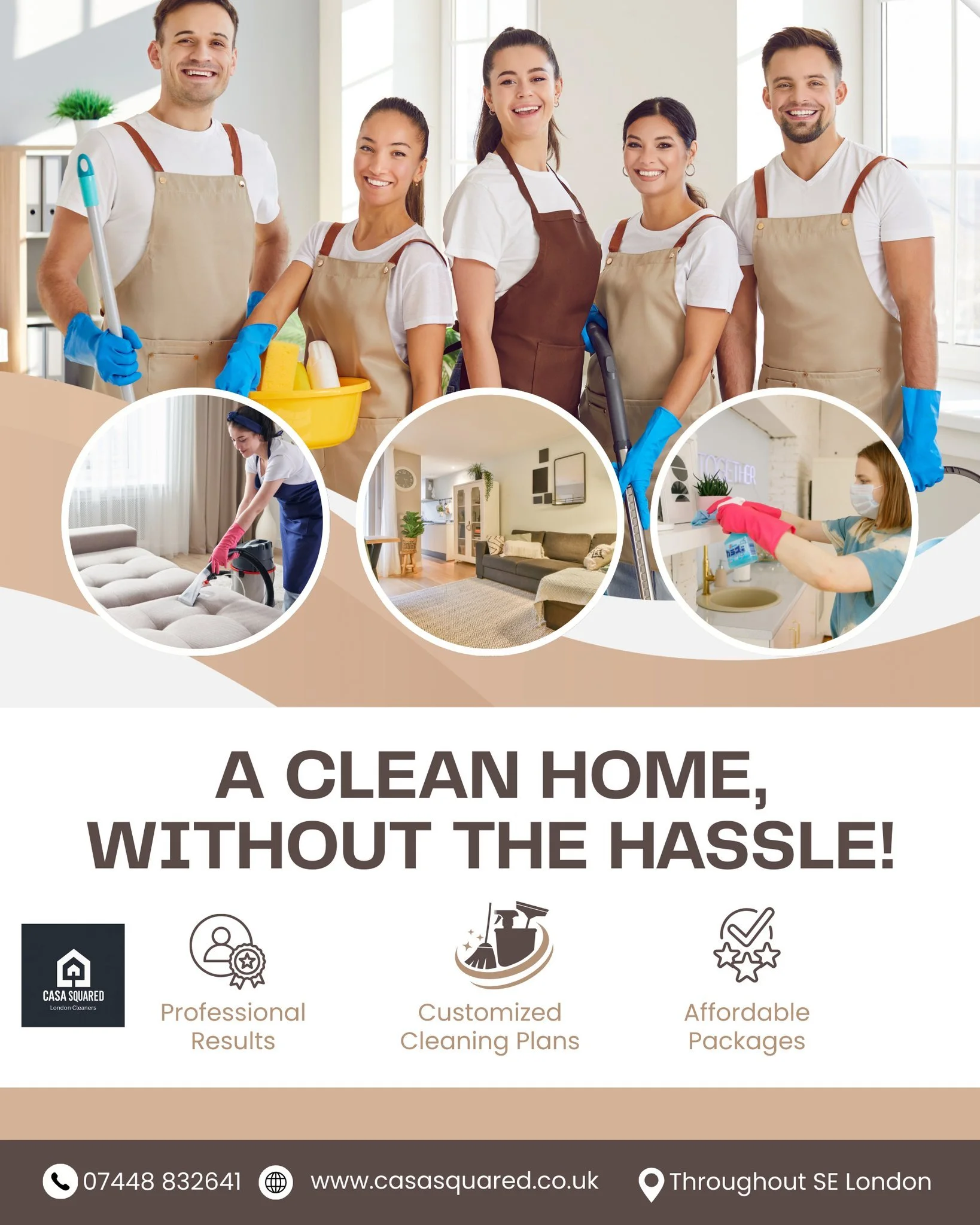 A clean home, without the hassle 🧼✨

That&rsquo;s not just a promise&mdash;it&rsquo;s how we work.

From sparkling rooms to stress-free schedules, Casa Squared takes care of the cleaning so you don&rsquo;t have to 🏡💆♀️

 Our professional team deli