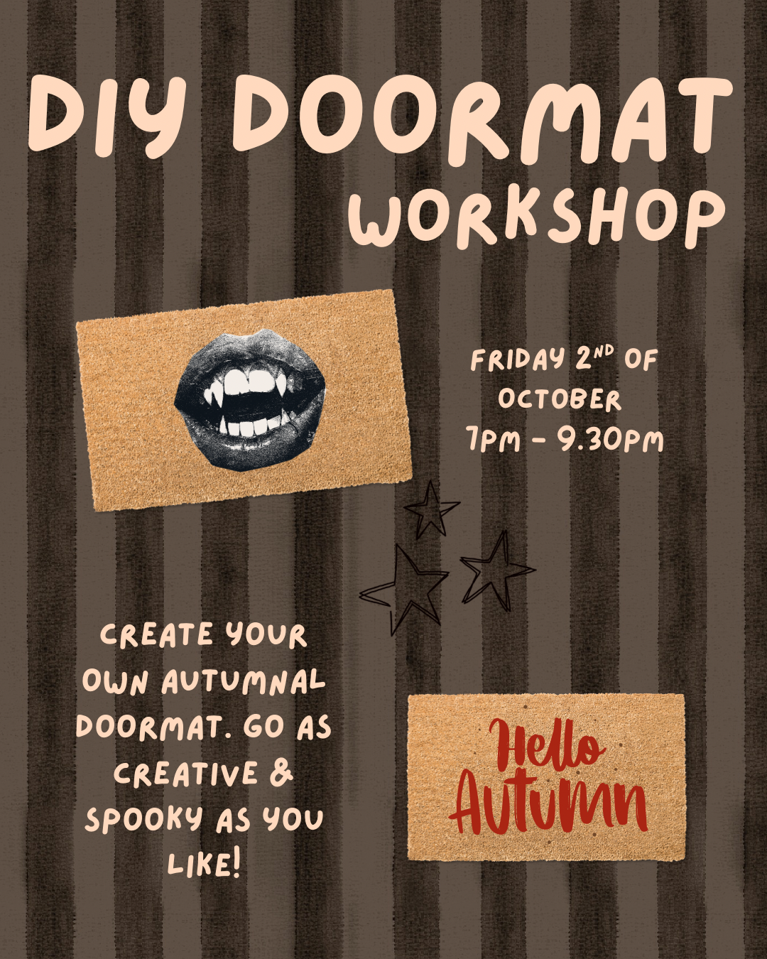 DIY DOORMAT WORKSHOP