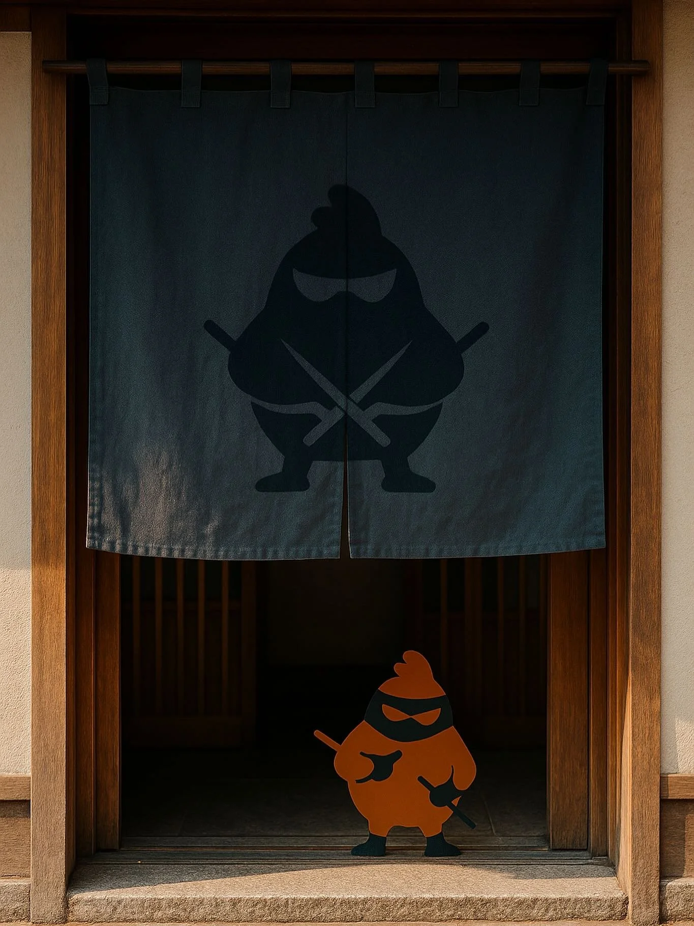 Sometimes the first greeting is just a shadow behind the noren.
A quiet way of saying:
&ldquo;I&rsquo;m here&hellip;&rdquo;

Tirana, the dojo doors are opening soon.
YAKU is getting closer. 🔥🥷

#YAKU #TiranaEats #JapaneseChicken #Karaage #JaponezeN