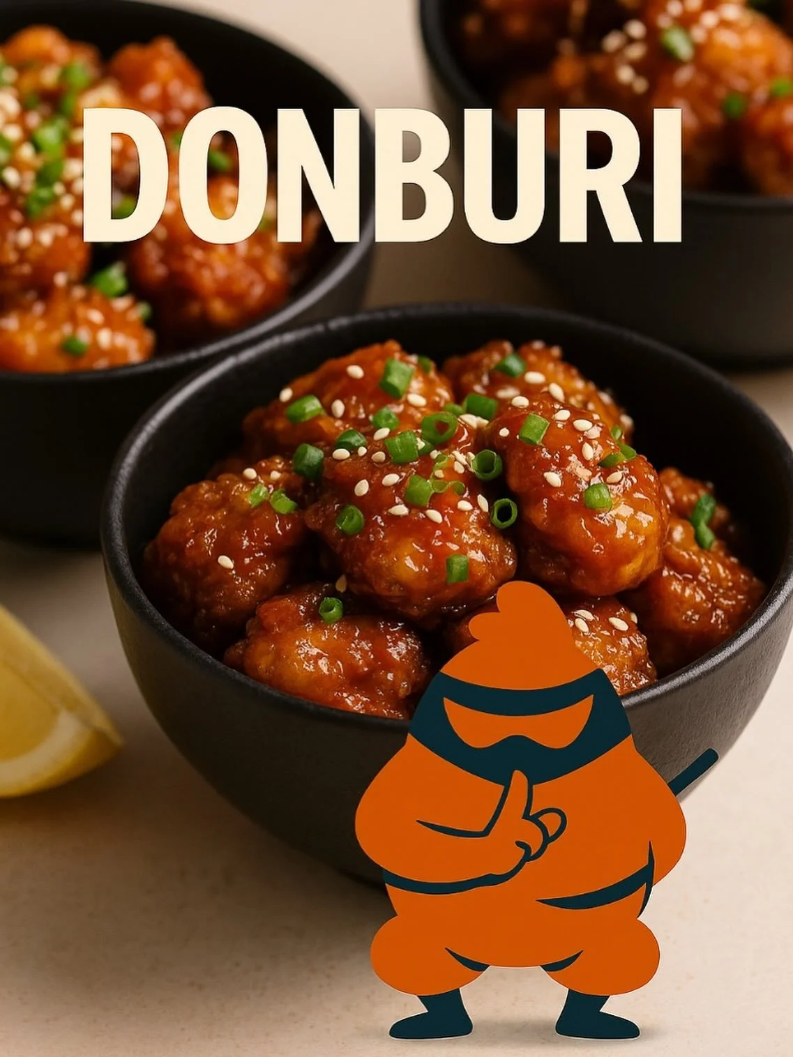 Donburi &euml;sht&euml; tasi i p&euml;rditsh&euml;m i ngroht&euml;sis&euml; n&euml; Japoni.
Student&euml;t e han&euml; mes m&euml;simeve.
&ldquo;Salarymen&rdquo; e marrin gjat&euml; pushimit t&euml; shpejt&euml; t&euml; drek&euml;s (salarymen = punon