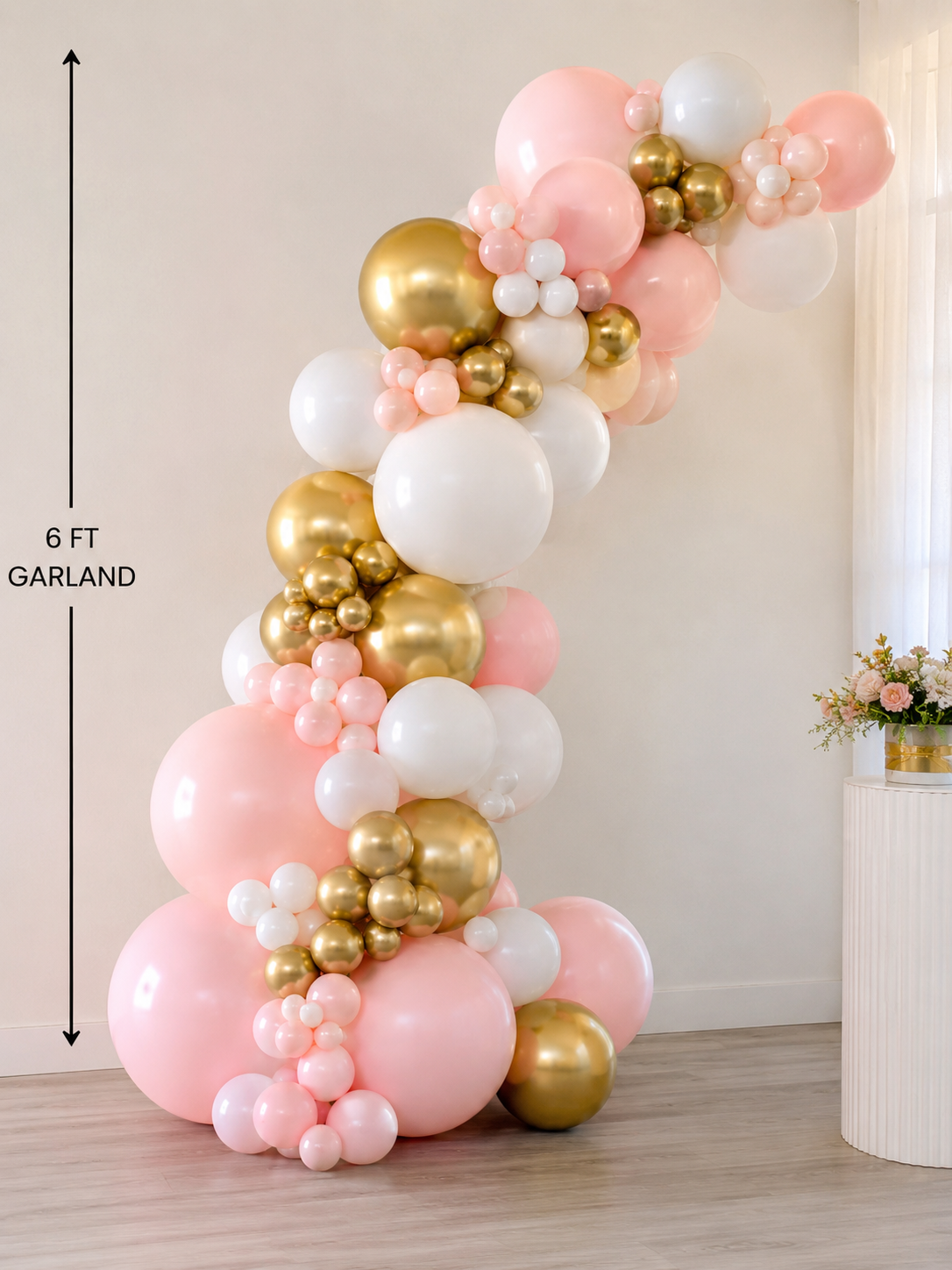 Victoria's Crafts 6 Foot Organic Balloon Garland
